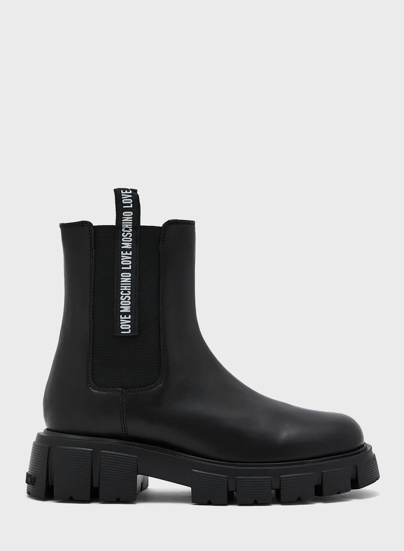 Love Moschino High Heel Ankle Boots