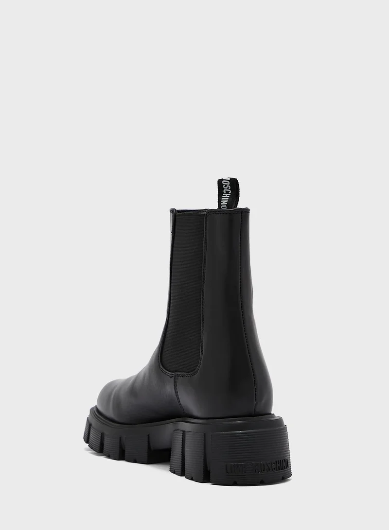 Love Moschino High Heel Ankle Boots