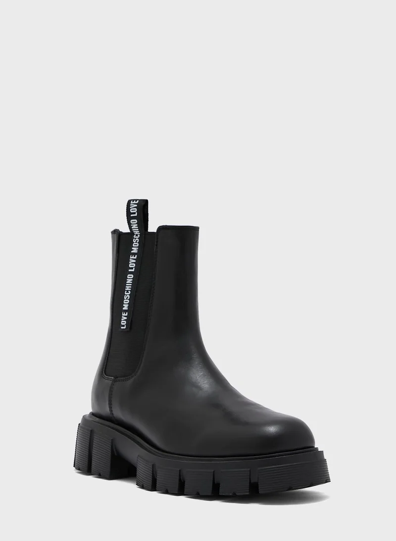 Love Moschino High Heel Ankle Boots
