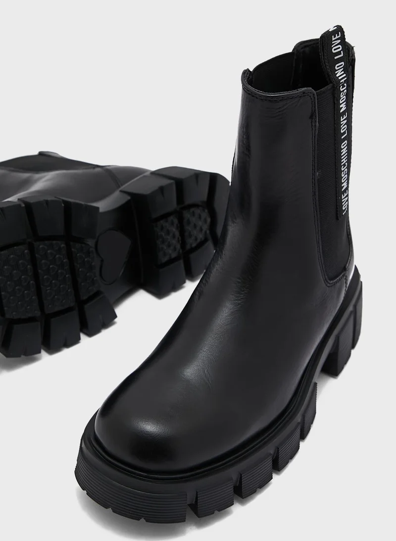 Love Moschino High Heel Ankle Boots