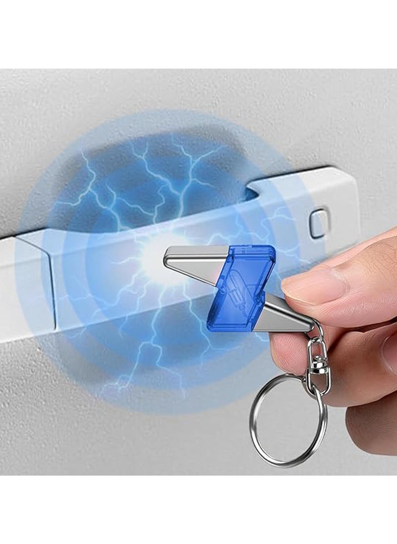 CMGTYYD - 2Pcs Shaped Static Remover - Anti Static Shock Remover key-chain Static Eliminator Bolt Shaped key-chain Electricity Discharge key-chain Static Discharging Wand For Winter Clothing Door Handle - Image 1