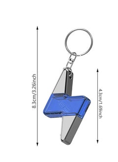 CMGTYYD 2Pcs Shaped Static Remover - Anti Static Shock Remover key-chain Static Eliminator Bolt Shaped key-chain Electricity Discharge key-chain Static Discharging Wand For Winter Clothing Door Handle  - Image 5