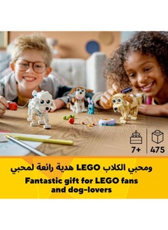 LEGO LEGO Creator 3in1 Adorable Dogs 31137 Building Toy Set (475 Pieces)  - Image 4