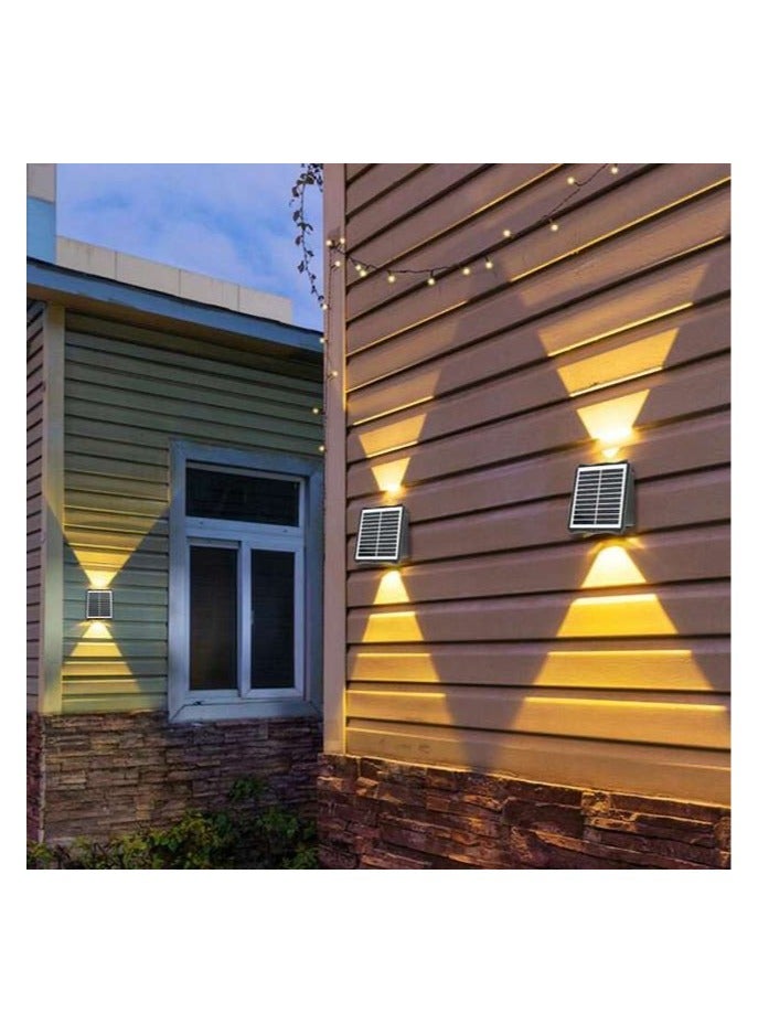 عام الشمسية في الهواء الطلق الجدار غسالة في الهواء الطلق فناء ماء فيلا حديقة الجدار الجدار مصباح المناظر الطبيعية الديكور الأضواء 2 مصباح الخرز الضوء الأبيض + الضوء الدافئ [اثنين من الألوان الفاتحة ، لون ثابت] - Image 2