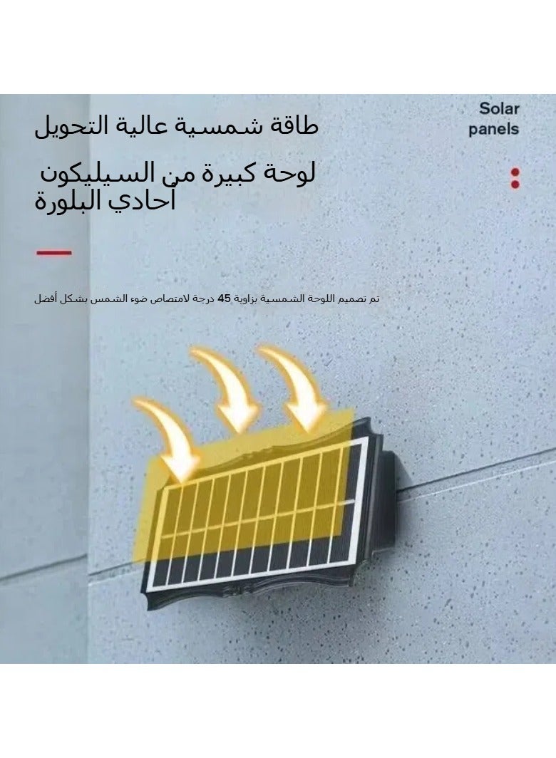 عام الشمسية في الهواء الطلق الجدار غسالة في الهواء الطلق فناء ماء فيلا حديقة الجدار الجدار مصباح المناظر الطبيعية الديكور الأضواء 2 مصباح الخرز الضوء الأبيض + الضوء الدافئ [اثنين من الألوان الفاتحة ، لون ثابت] - Image 1