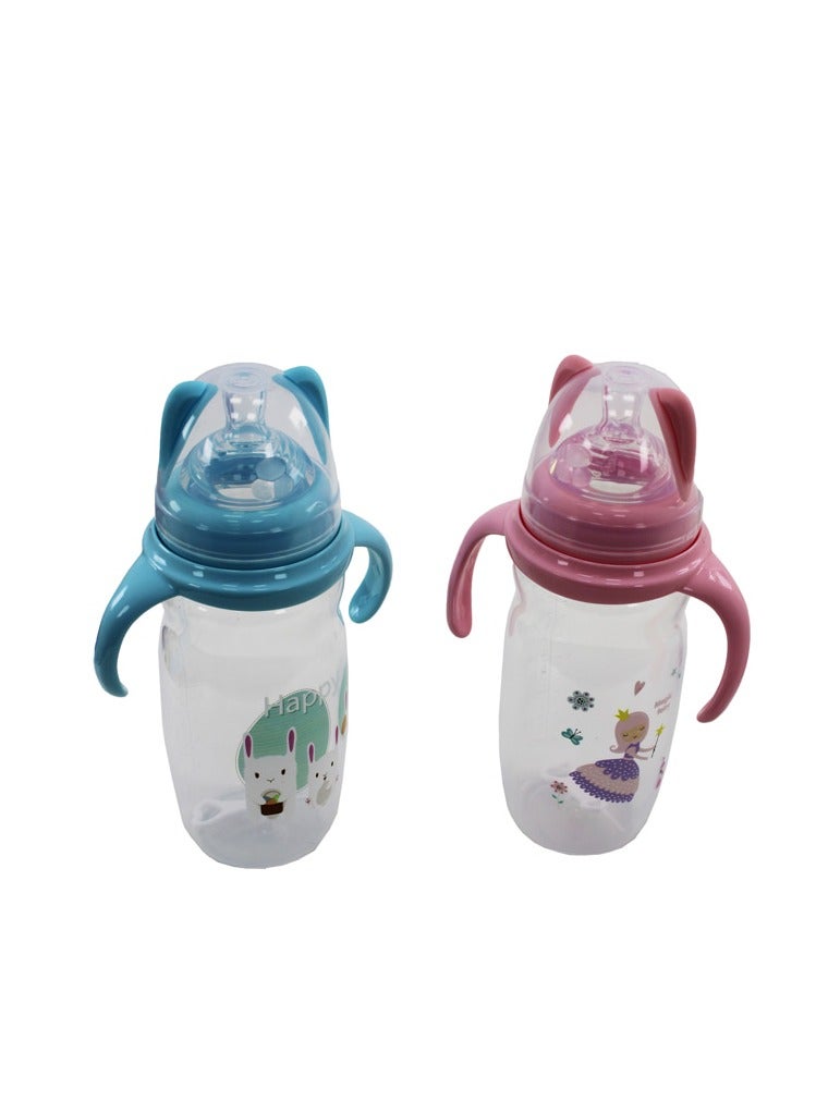 Pretty 330ml Baby Feeding Bottle in PVC Box - Image 1