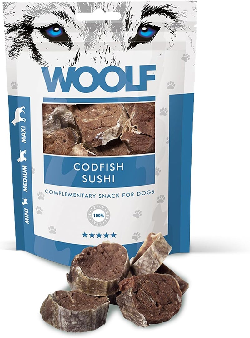 Woolf Codfish Sushi for Dog 100 g - Image 1
