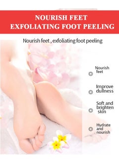efero Foot Peeling and Exfoliating Mask, Dead Skin Removing Sock - Orange  - Image 3