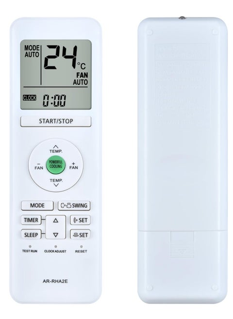 AR-RHA2E Universal Air Conditioner Remote Control – Compatible Replacement for O General AC Units – Easy-to-Use General AC Remote Controller with Long-Range IR Signal, No Setup Required, Ergonomic Design, Instant Cooling Control