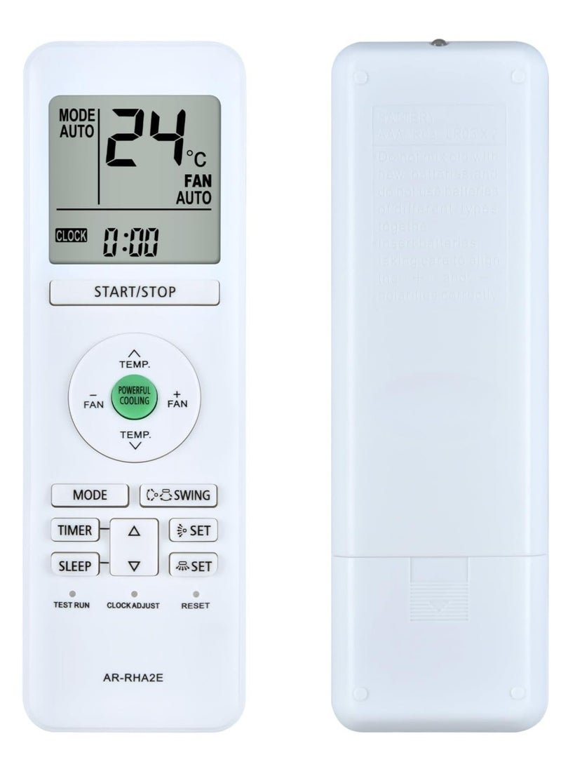 AR-RHA2E Universal Air Conditioner Remote Control – Compatible Replacement for O General AC Units – Easy-to-Use General AC Remote Controller with Long-Range IR Signal, No Setup Required, Ergonomic Design, Instant Cooling Control