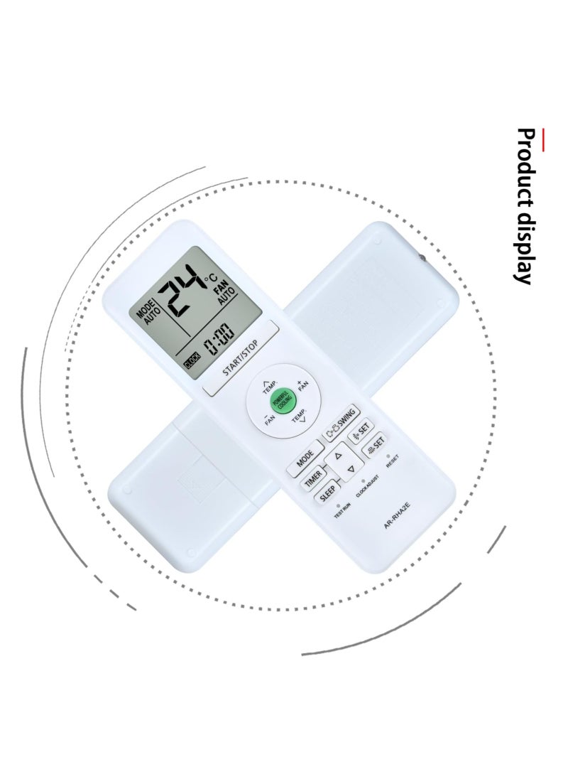 AR-RHA2E Universal Air Conditioner Remote Control – Compatible Replacement for O General AC Units – Easy-to-Use General AC Remote Controller with Long-Range IR Signal, No Setup Required, Ergonomic Design, Instant Cooling Control
