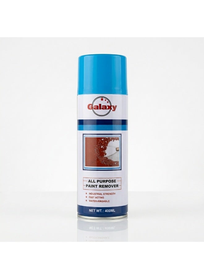 Galaxy Paint Remover Spray - Industrial Strength Fast Acting Water-Rinsable Formula - 400ML Professional Grade Paint Stripper for Metal, Wood & Surfaces - Image 1