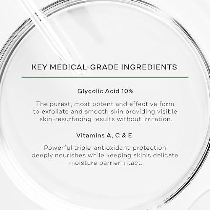 Replenix Glycolic Acid Resurfacing Facial Cleanser, Gentle Medical Grade Exfoliating Face Wash for Skin Discoloration (6.7 fl. oz) - Image 3