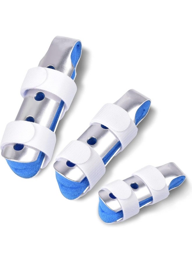 Zentaran Finger Splint Aluminum Finger Support Brace Metal Finger Support for Finger Knuckle Immobilization of Adults and Children Suffering Pain Sprains Strains Arthritis（S/M/L）  - Image 2