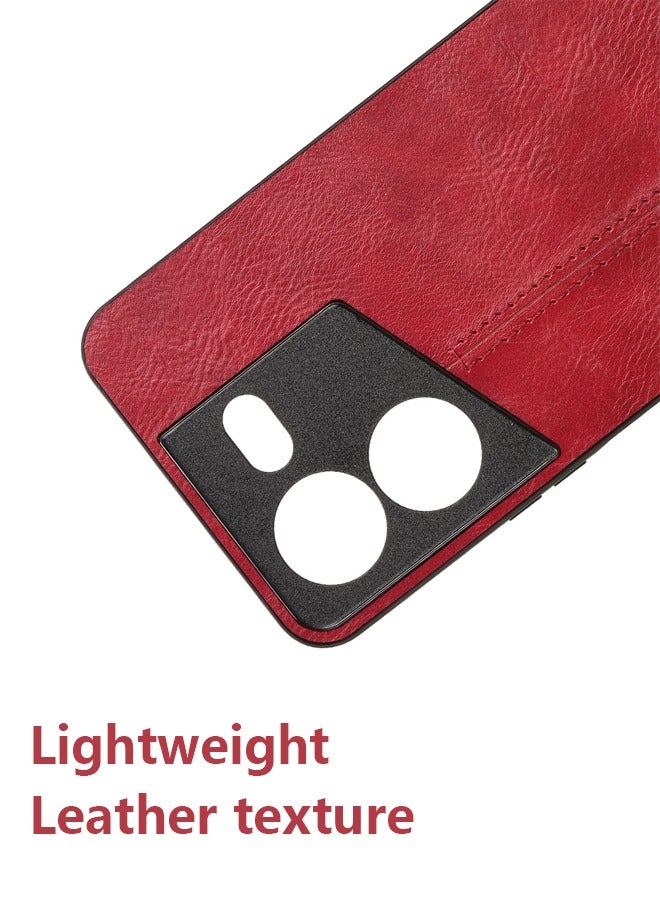 أوكيوز جراب حماية لهاتف Tecno Pova 5 Pro مخيط بحرفية عالية متوافق مع شبكات الجيل الخامس تغطية كاملة جلد صناعي ممتاز مادة TPU PC - Image 5