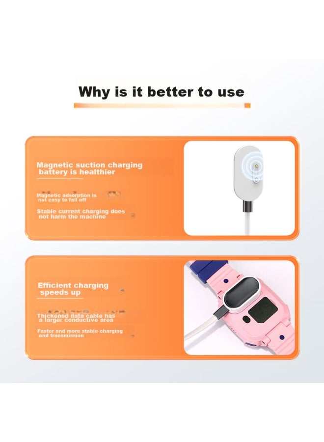 WITGOER Zhiguozhe Smartwatch Charging Cable For Children's Phones And Watches, Compatible With Q1a/z6/d3/z5a/q1r/q2a/d2/y01a/z2/z3/z1s/z2y - Image 1