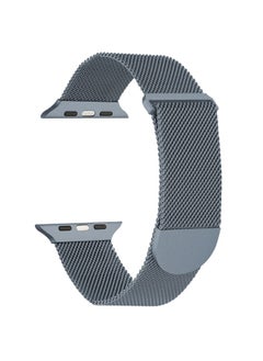 Replacement Strap For Apple Watch 42mm Milanese Metal Magnetic Watch Band Space Grey