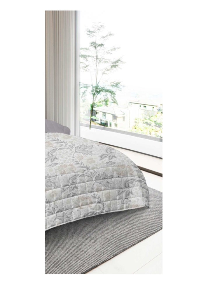 Red Rose A practical summer double bed sheet with a printed design to suit your room's decor, made of microfiber, measuring 230*250cm.  - Image 4