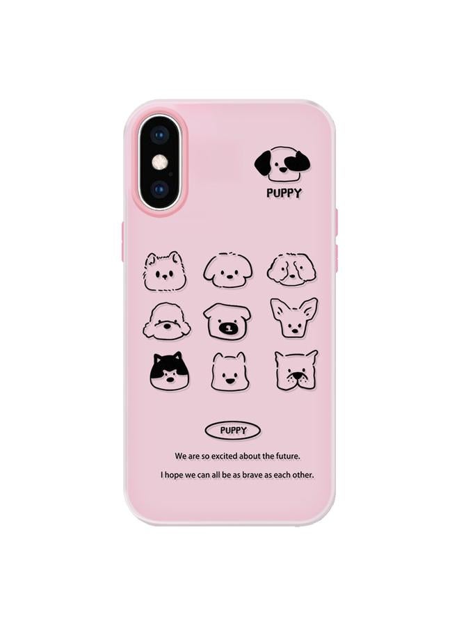 S-TOP Case For iPhone X / XS Skin Feeling Jelly TPU Hybrid PC Phone Case - Image 1