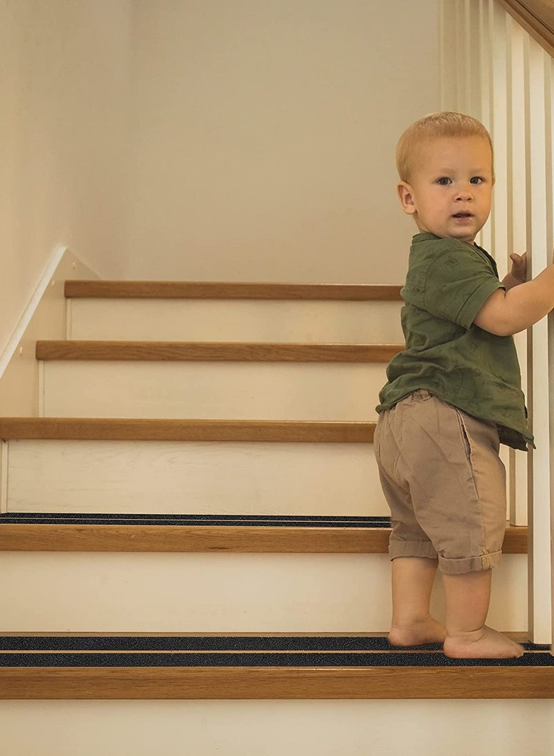 KASTWAVE Anti-Slip Grip Tape, Stair Step Anti-Slip Safety Tape, Anti-Slip Sticker High Grip Black for Step Indoor/Outdoor Traction Anti-Slip Safety Waterproof Tape (1 Roll, 2.5CM x 5M) - Image 3