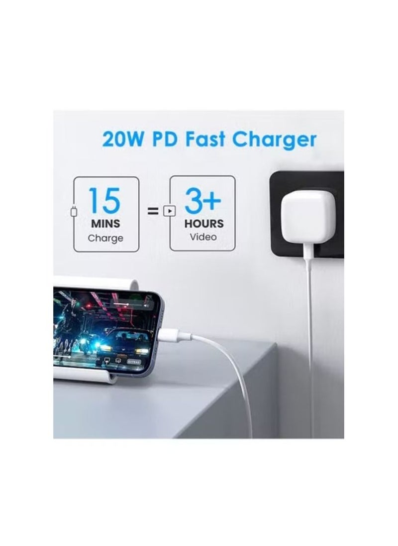 Generic - iPhone 20W Charger 【Apple MFi Certified】 USB C Plug Fast Charge and USB C to Lightning Cable 2M PD Power Adapter Compatible with iPhone 13 Pro Max 13 12 SE2020 11 XR XS Max X 8 Plus iPad Pro Air Mini - Image 1