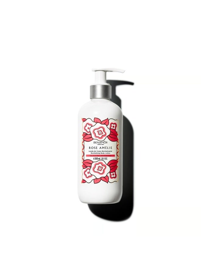 بنامور Benamôr Rose Amélie Revitalizing Body Lotion 300ml - Image 1