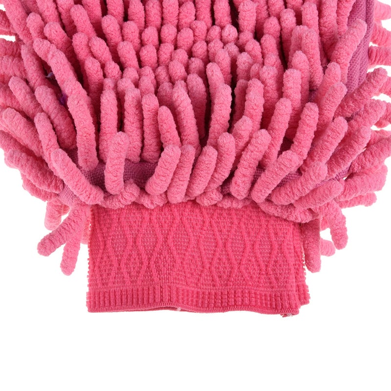 Kuber Industries Kuber Industries Gloves | Microfiber Cleaning Gloves | Chenille Mitts for Kitchen | 50 GSM Hand Duster for Kitchen | Hand Gloves For Car | Duster for Glass | Pack of 2 | Multi - Image 5