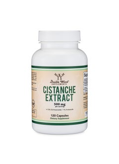 Health & Household Cistanche Tubulosa Extract 500Mg Per Serving (120 Capsules) Cistanche Testosterone Supplement For Men (Standardized To Contain Echinacosides And Acteosides) By Double Wood  - Image 3