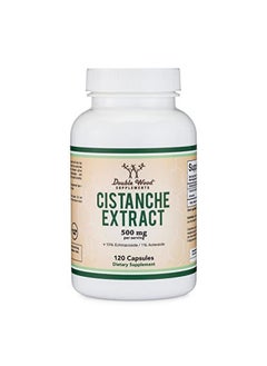 Health & Household Cistanche Tubulosa Extract 500Mg Per Serving (120 Capsules) Cistanche Testosterone Supplement For Men (Standardized To Contain Echinacosides And Acteosides) By Double Wood  - Image 4