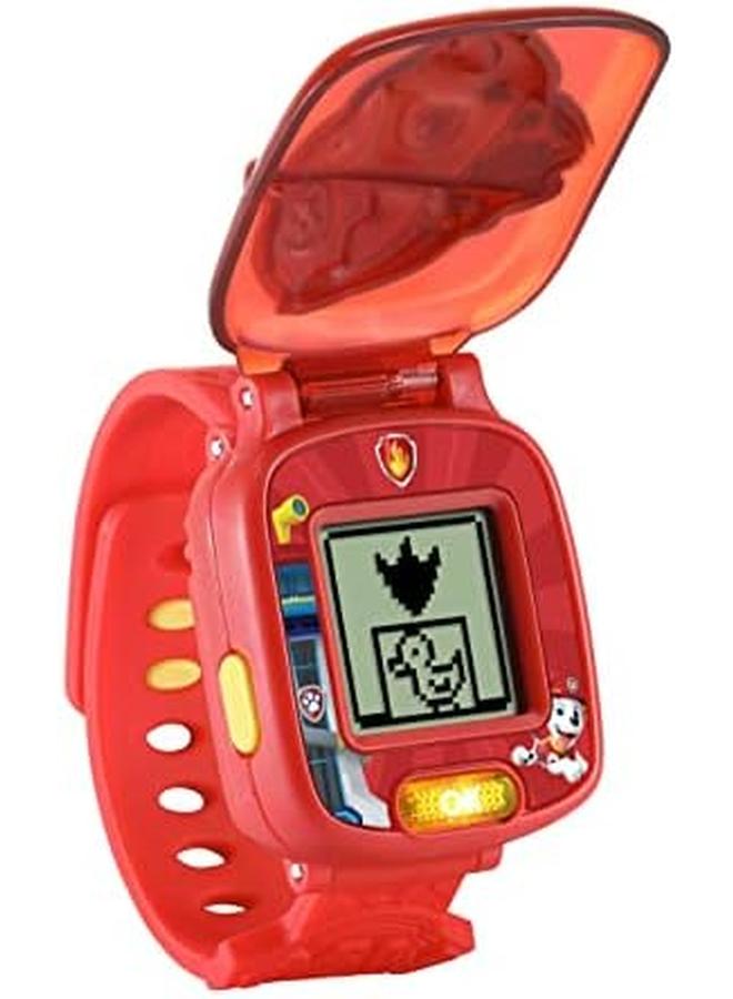 vtech Paw Patrol Learning Watch Marshall Interactive And Educational Learning Clock Toy Suitable For Boys And Girls 3 4 5 6 Years Red - Image 3