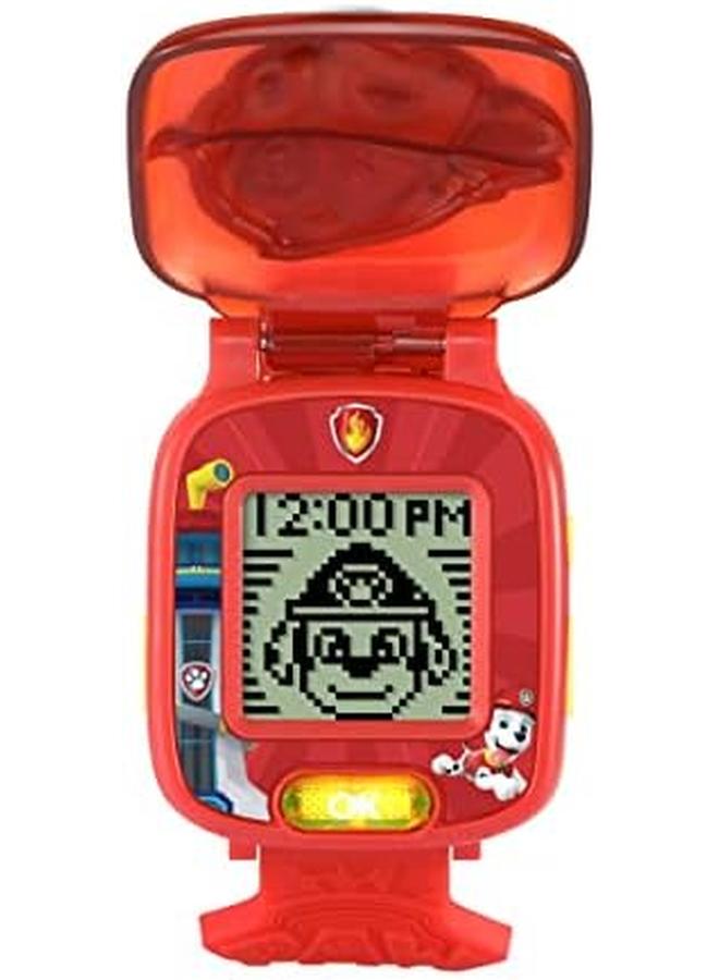 vtech Paw Patrol Learning Watch Marshall Interactive And Educational Learning Clock Toy Suitable For Boys And Girls 3 4 5 6 Years Red - Image 2