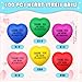 Liliful 100 Pcs Heart Stress Balls Bulk 16 Motivational Mini Thank You Inspirational Foam Squeeze Balls Rainbow Colors Party Gifts for Adults Kids Students Office Supplies - Image 4
