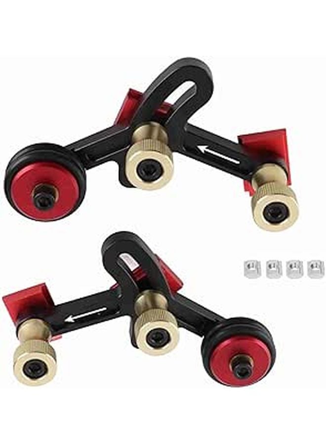 Woodworking Milling Table Saw Feed Guide Wheel Set with Spring Press Roller Left Right Bearing - Image 1