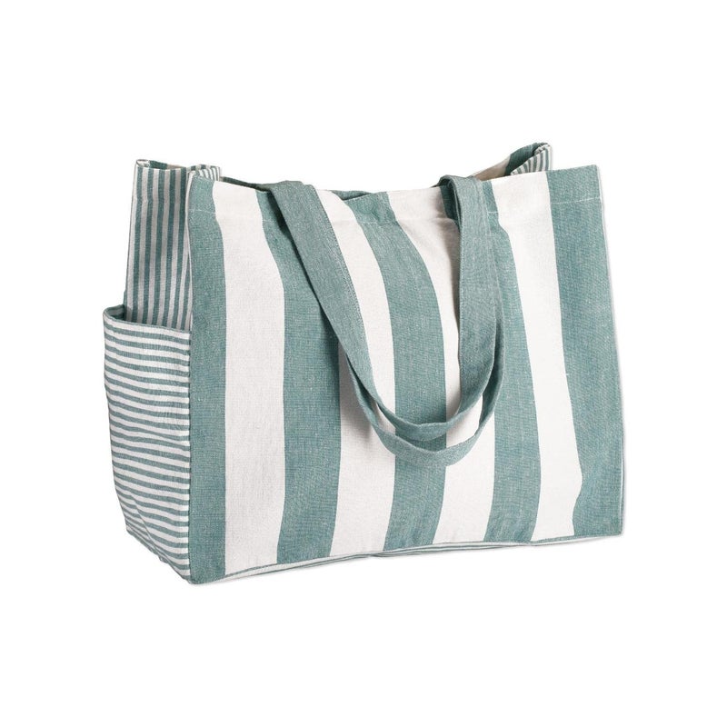 Folkulture Beach Bag 17x14 Waterproof Sandproof Large Tote Bags for Women Swimming Pool Travel Vacation Beach Essentials Accessories Gifts Bolsos Para Mujeres Simple Modern Pool Bag - Image 2