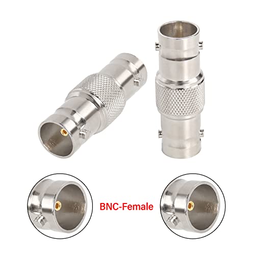 XRDS -RF SDI Connector 2PCS 75 Ohm BNC Adapter BNC Female to Female Barrel Connector for HD-SDI/3G-SDI/4K/8K SDI Video Camera Cable - Image 2