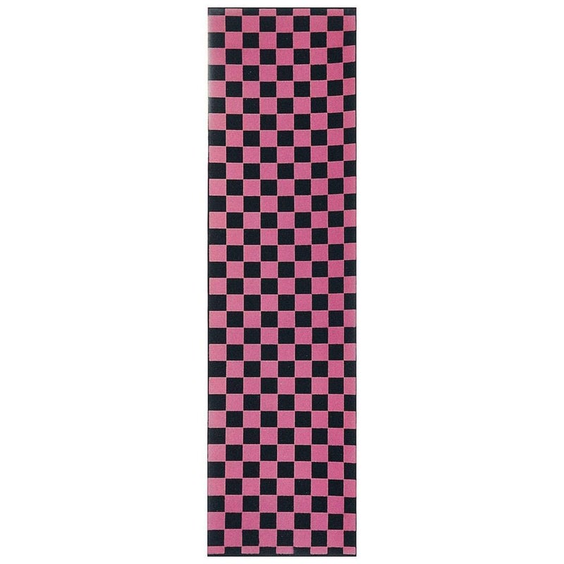 Turbo 9 x 33 Inch Skateboard Grip Tape Sheet Pink Checkerboard - Image 2