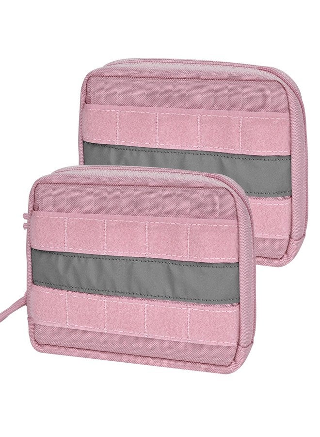 OneTigris Service Dog Vest Harness Saddle Bag Backpack Pouch, Emotional Support, Service Dog in Training,Quality Saddlebag for Tactical Dogs Vests(Pink) - Image 1