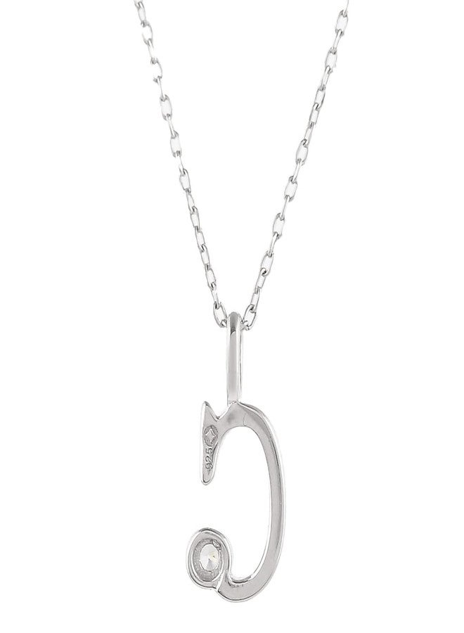 VOYLLA Alphabet C Round Cut CZ Pendant - Image 4