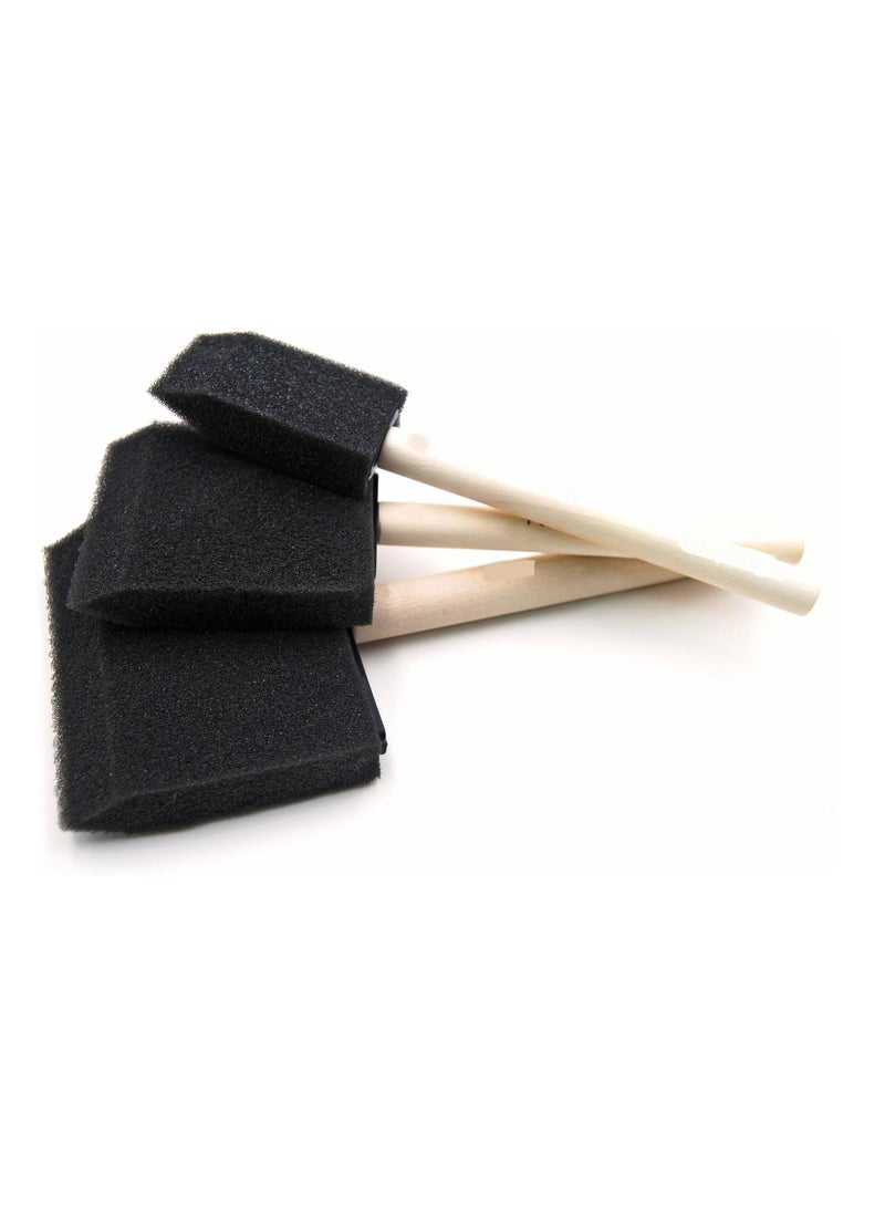 Generic Wooden Handle Sponge Brush Pant Stamper 3Pcs - Image 5