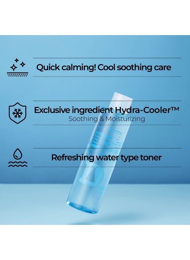 Dr.Different Dr. Different Hyaluron Cool Soothing Toner - Hydrating & Cooling Facial Toner for Sensitive Skin and Overheated Skin with Hyaluronic Acid - Soothe and Moisturize Dry and Irritated Skin, 10.1fl.oz.  - Image 3