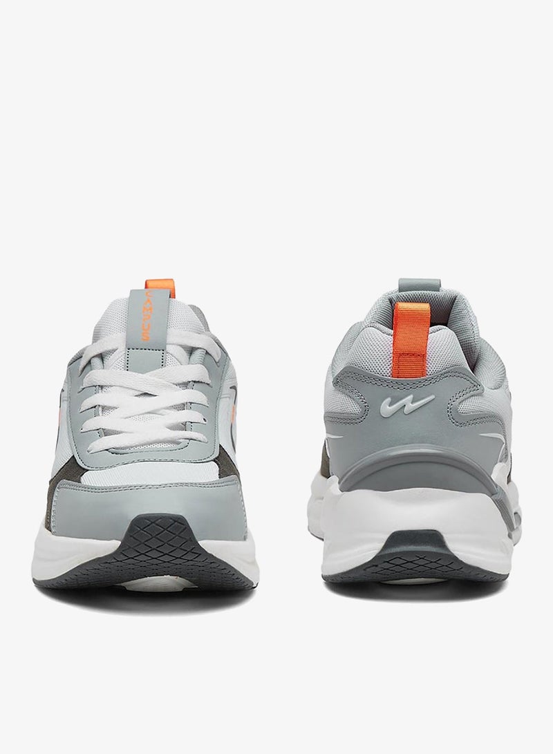 CAMPUS Men's White Low-Top Sneakers - Smart Streetwear Vibe Shoes with Soft Cushioning and Bold Accents - Image 3