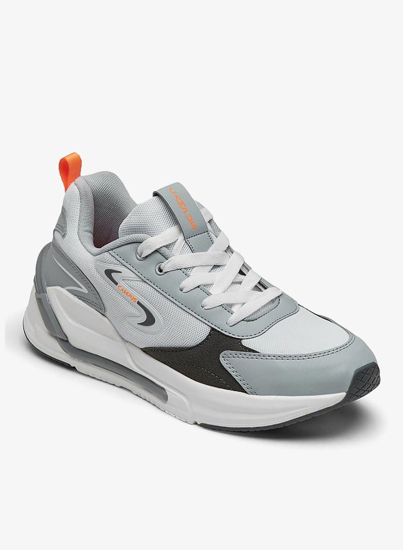 CAMPUS Men's White Low-Top Sneakers - Smart Streetwear Vibe Shoes with Soft Cushioning and Bold Accents - Image 2