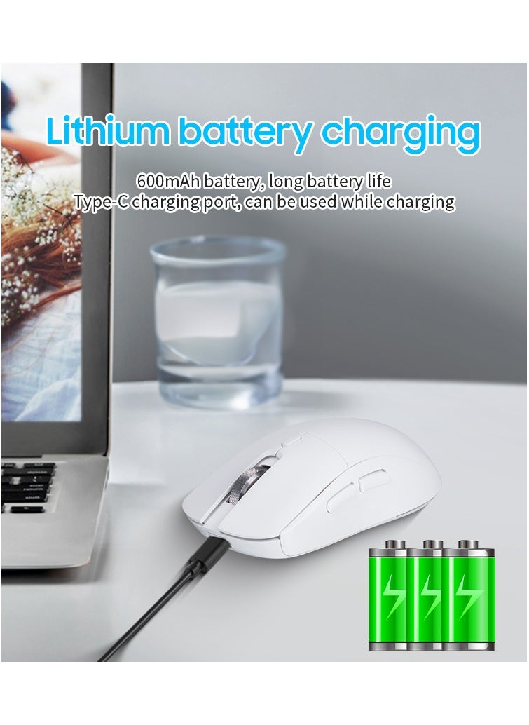 Generic - Chat GPT AI Mouse Smart Writing Wireless Mouse Intelligent Voice Mouse Voice Typing and Real-Time Translation White - Image 1