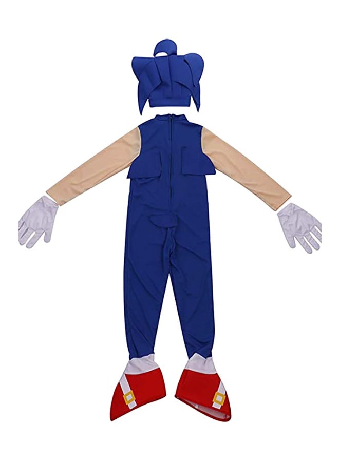 Polyester Hedgehog Deluxe Costume Set M - Image 2