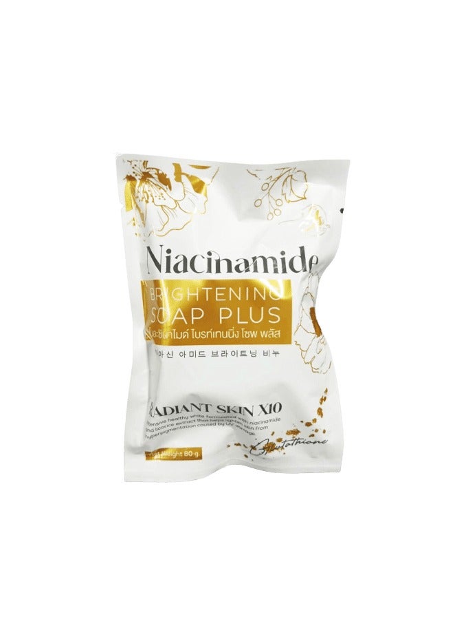 Glow Skin Niacinamide Brightening Soap Plus 80g