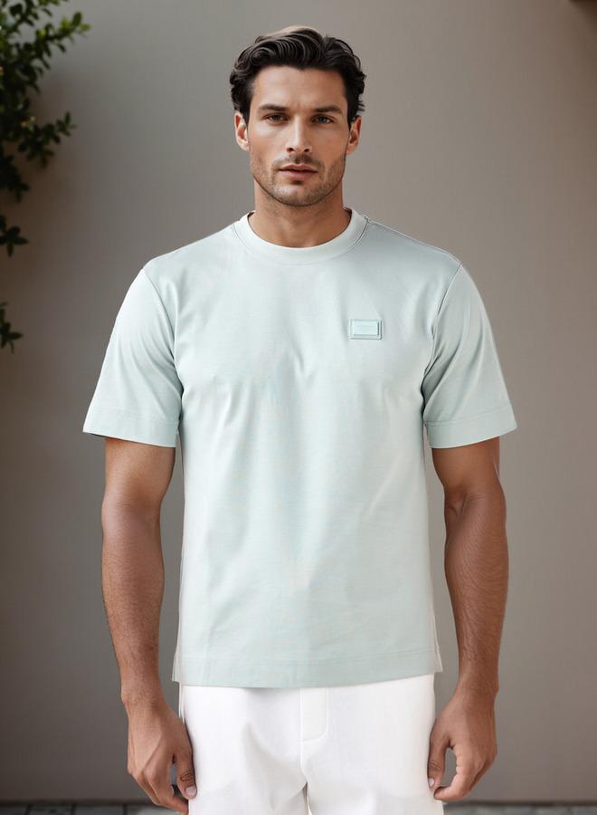 Emperor Applique Detail Crew Neck T-shirt - Image 1