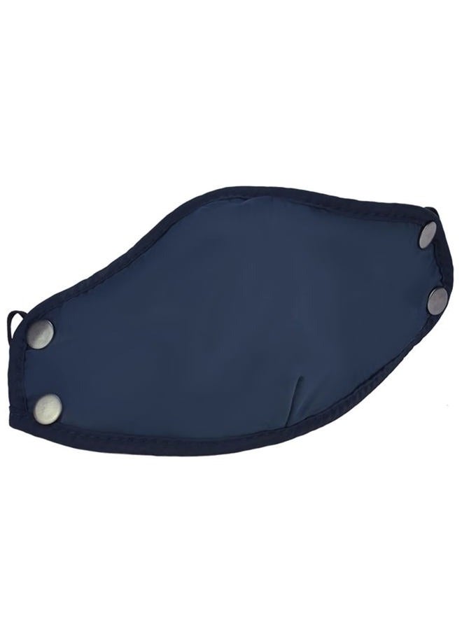 DOXHAUS Unisex Winter Ear Flap, Trooper, Trapper, Bomber Hat, Keeping Warm While Skating, Skiing or Other Outdoor Activities, Navy, Black Fur, One Size - Image 3