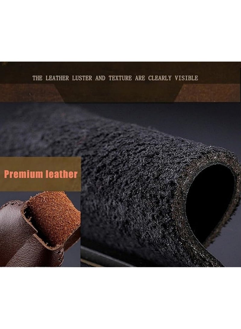 أداندو غطاء حماية لسلسلة مفاتيح من الجلد الفاخر بسبعة أزرار، متوافق مع ملحقات جينيسيس GV70 GV80 G80 G90 موديلات 2024 و2025، مع حافظة مفاتيح كاملة الحماية مع سلسلة مفاتيح. - Image 4