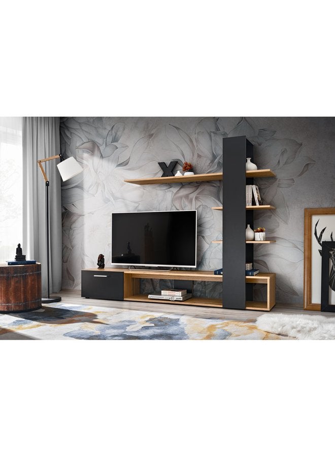 TV Unit Table – Multicolour MDF
