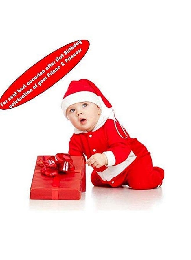 إيثيو فستان سانتا كلوز من إيثيو لعيد الميلاد للأطفال | فستان سانتا كلوز | فستان سانتا كلوز لعيد الميلاد للأطفال | فستان سانتا كلوز لحديثي الولادة من البنات والأولاد، فستان أحمر (من سنة ونصف إلى ثلاث سنوات) - Image 4